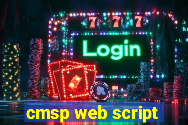 cmsp web script